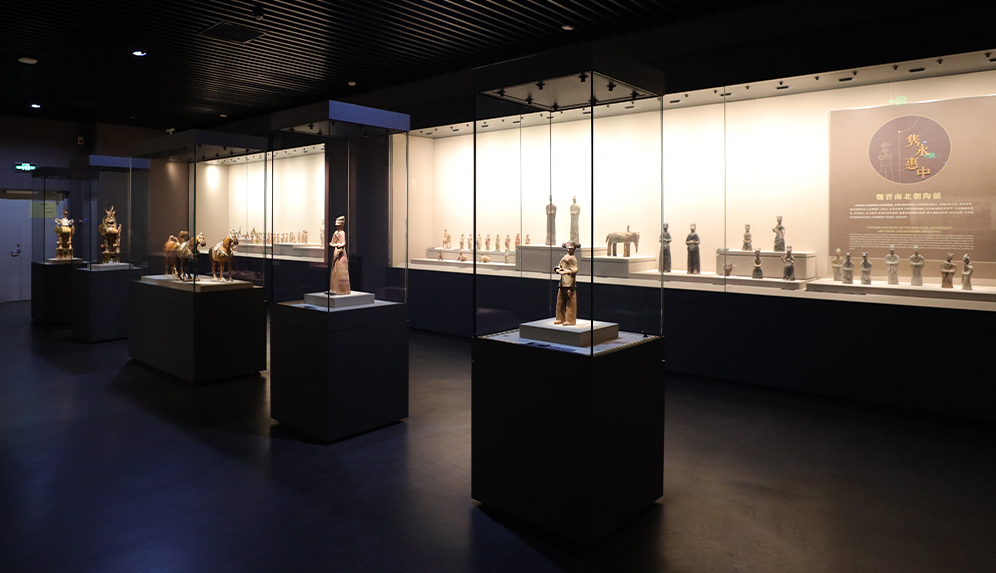  The figurines are beautiful and sublime - the display of ancient pottery figurines in Xuzhou